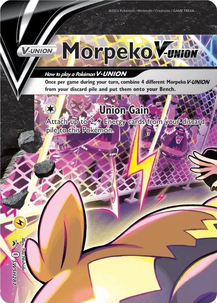 Morpeko V-Union (SWSH287) [Sword & Shield: Black Star Promos] | I Want That Stuff Brandon