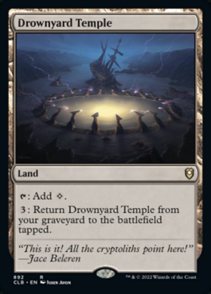 Drownyard Temple [Commander Legends: Battle for Baldur's Gate] | I Want That Stuff Brandon