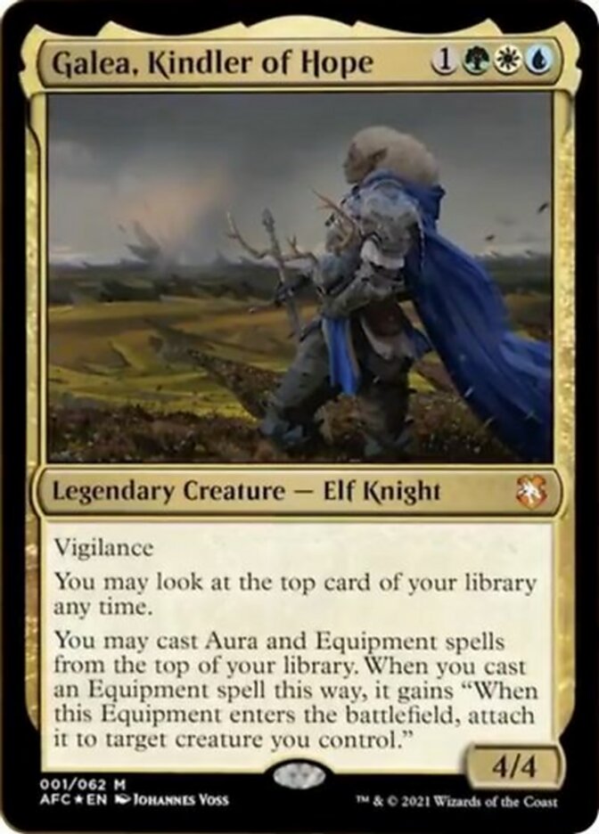 Galea, Kindler of Hope (Display Commander) [Dungeons & Dragons: Adventures in the Forgotten Realms Commander] | I Want That Stuff Brandon