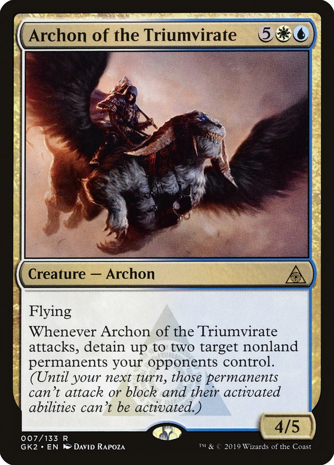 Archon of the Triumvirate [Ravnica Allegiance Guild Kit] | I Want That Stuff Brandon