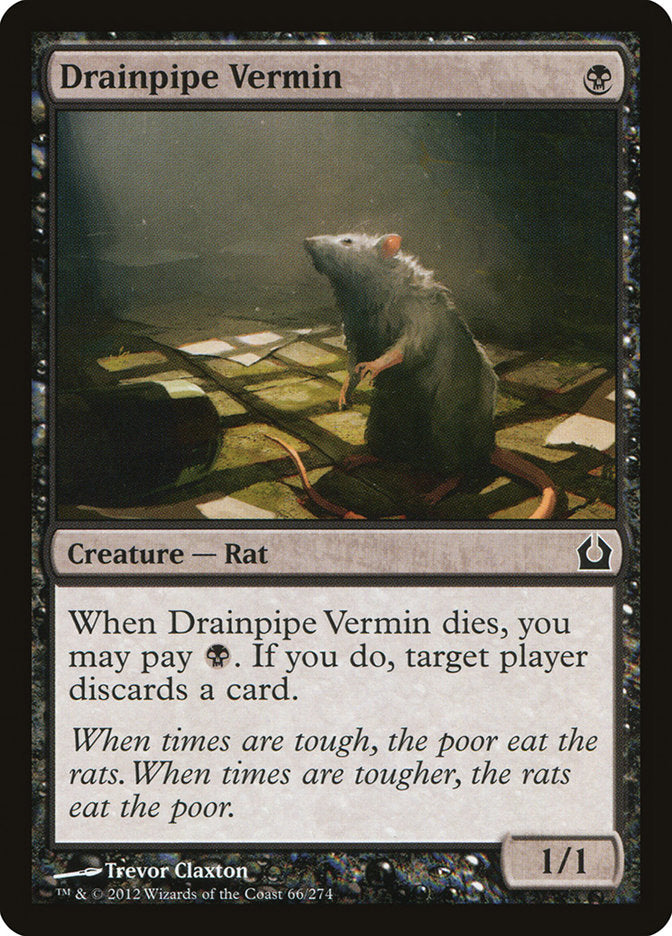 Drainpipe Vermin [Return to Ravnica] | I Want That Stuff Brandon