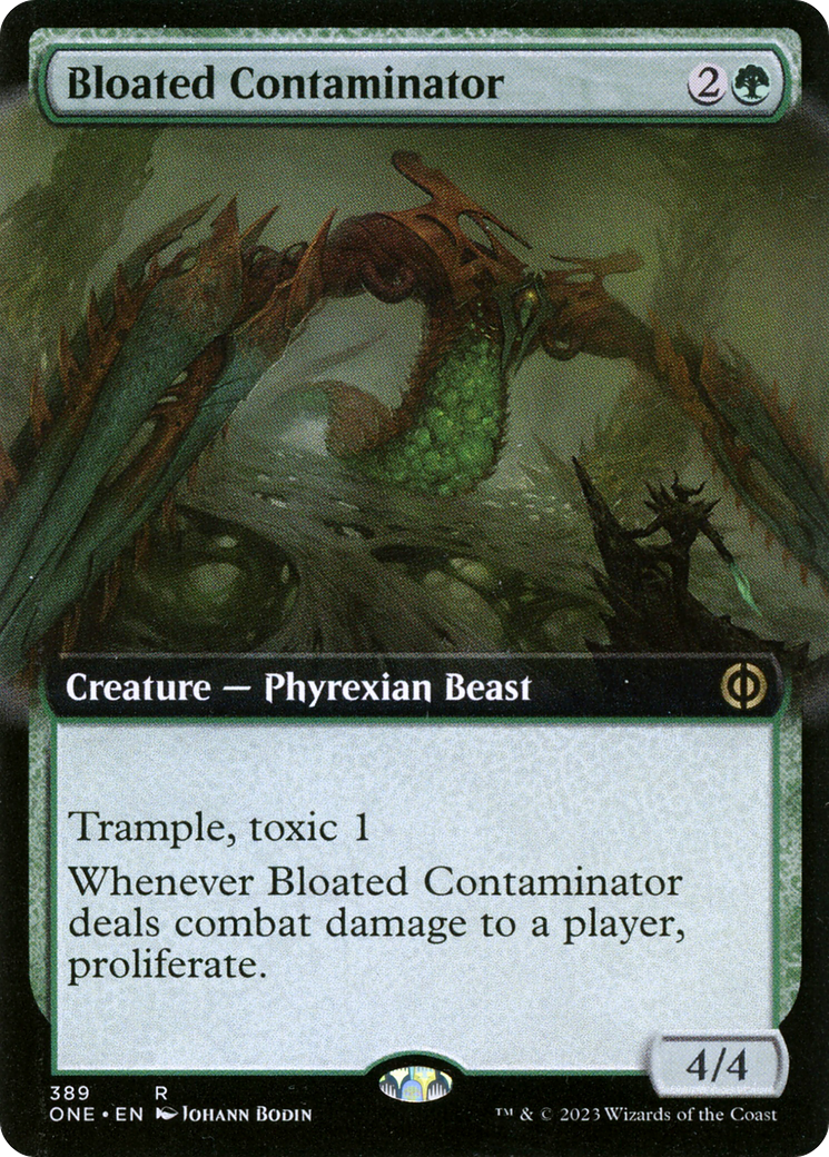 Bloated Contaminator (Extended Art) [Phyrexia: All Will Be One] | I Want That Stuff Brandon