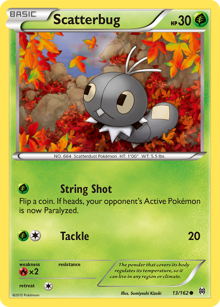 Scatterbug (13/162) [XY: BREAKthrough] | I Want That Stuff Brandon
