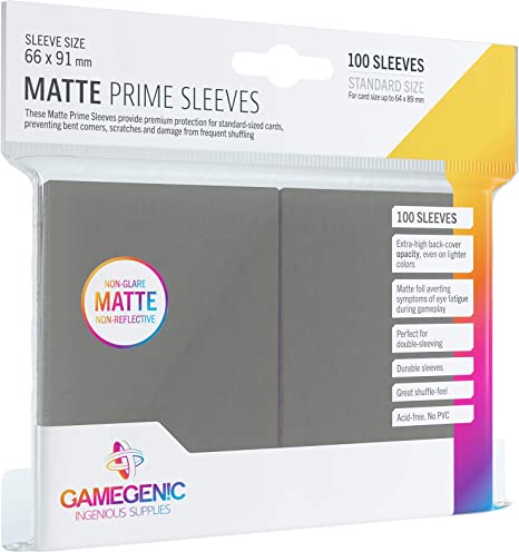 Gamegenic: Matte Sleeves | I Want That Stuff Brandon