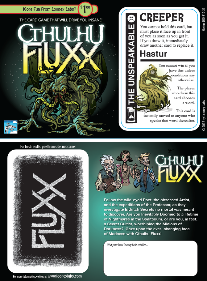 Cthulhu Fluxx | I Want That Stuff Brandon