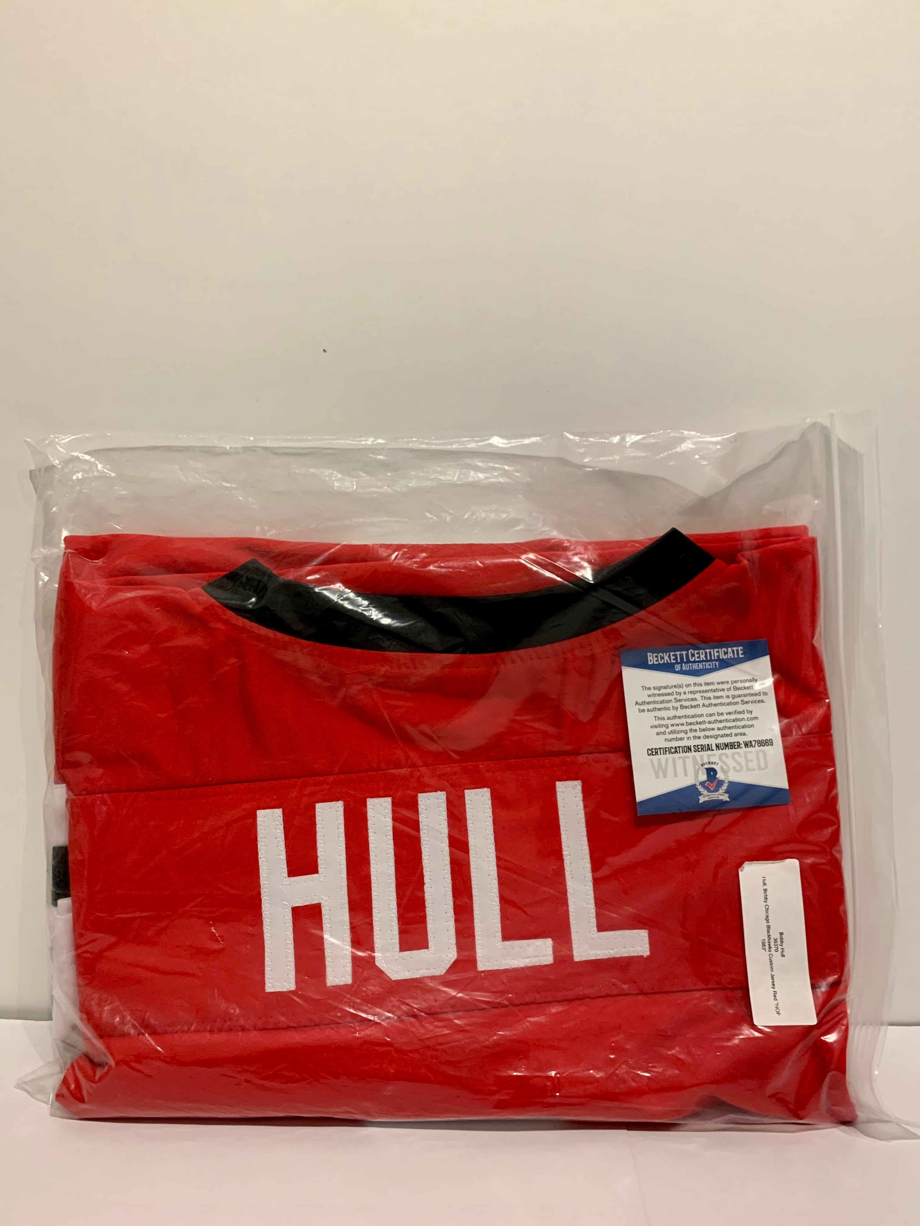 Bobby Hull Signed Jersey IWTS 1 of 1 Sale | I Want That Stuff Brandon