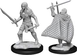 Pathfinder Deep Cuts Unpainted Miniatures: Wave 13: Male Elf Fighter | I Want That Stuff Brandon