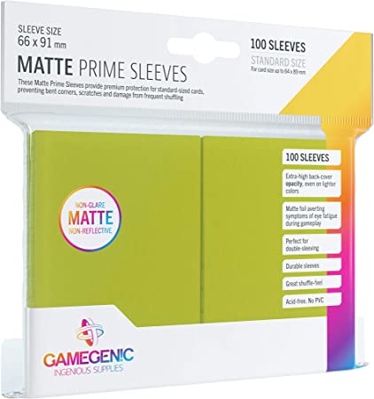 Gamegenic: Matte Sleeves | I Want That Stuff Brandon