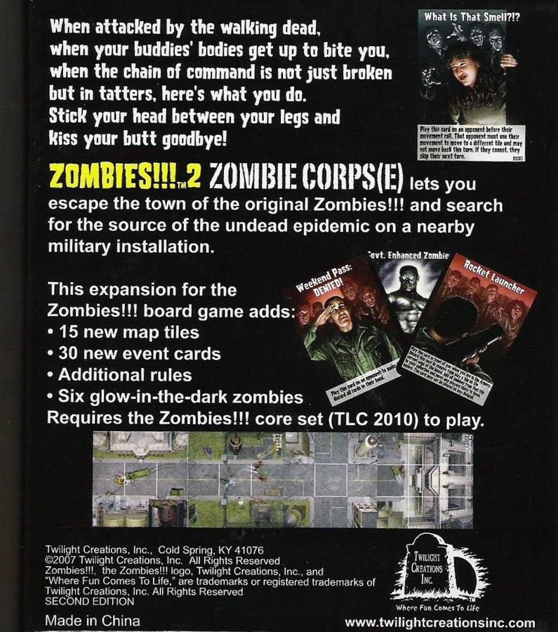 Zombies!!! 2:  Zombie Corps(e) Second Edition | I Want That Stuff Brandon