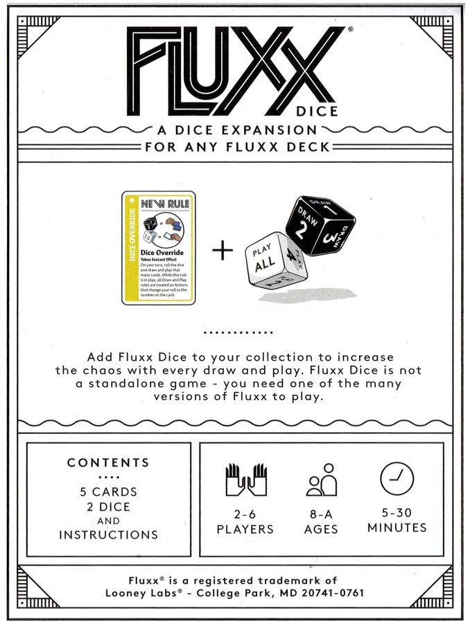 Fluxx Dice | I Want That Stuff Brandon
