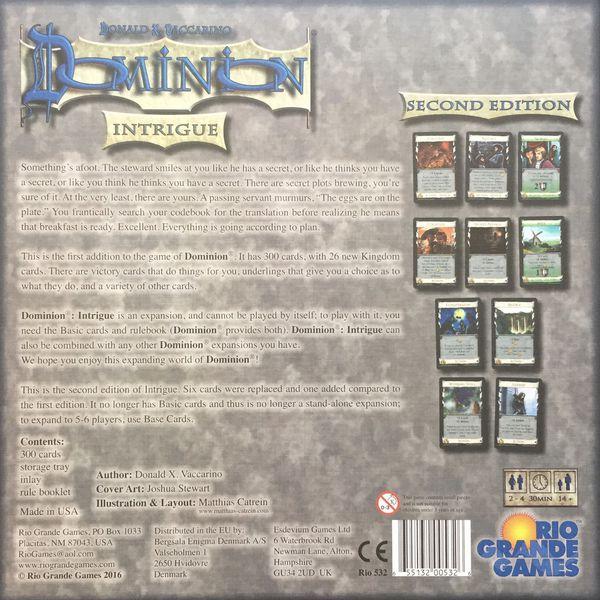 Dominion: Intrigue (Second Edition) | I Want That Stuff Brandon