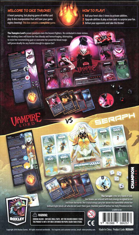 Dice Throne: Season Four – Seraph Vs Vampire Lord | I Want That Stuff Brandon