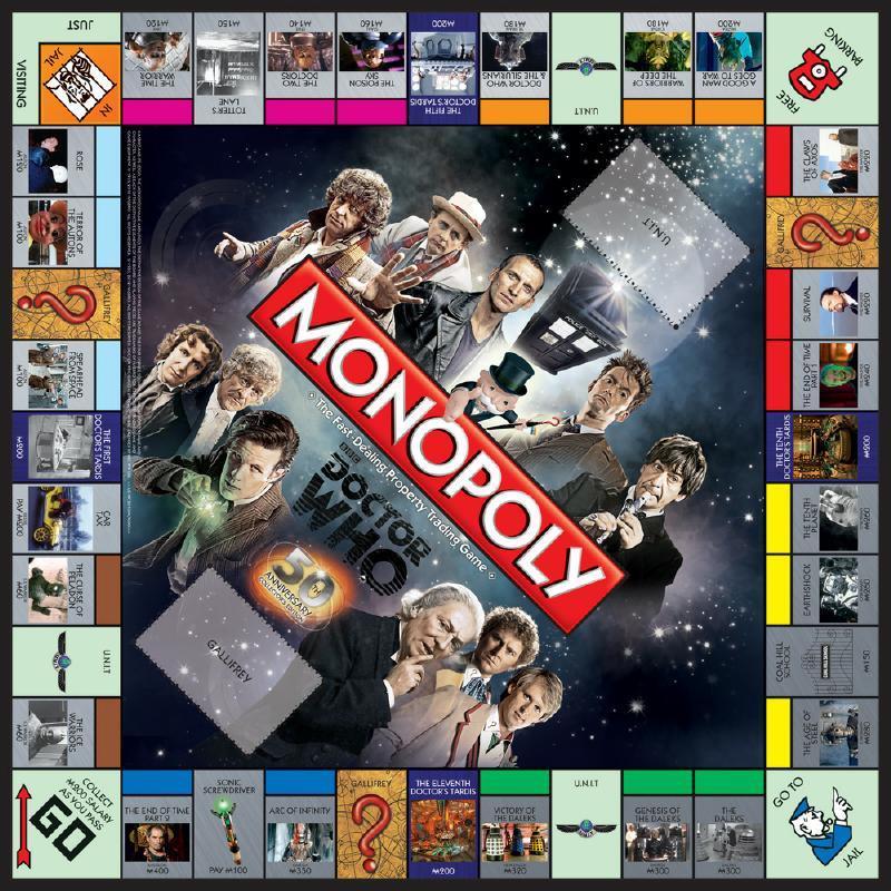 Doctor Who Monopoly 50th Anniversary Collectors Edition | I Want That Stuff Brandon