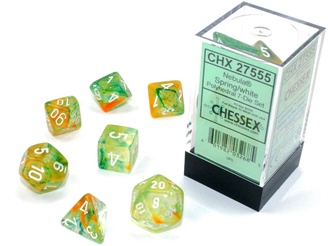 Chessex: Nebula 7-Die Set | I Want That Stuff Brandon