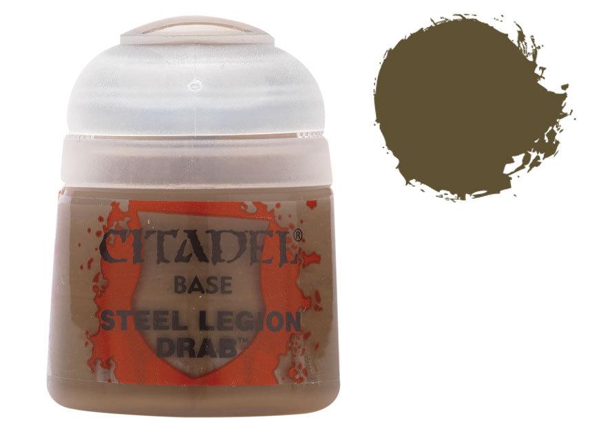 Steel Legion Drab Citadel Base Paint | I Want That Stuff Brandon