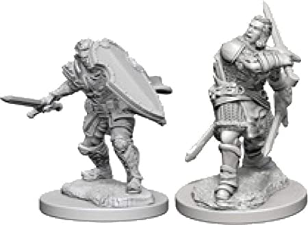 Pathfinder Deep Cuts Unpainted Miniatures: Human Male Paladin | I Want That Stuff Brandon