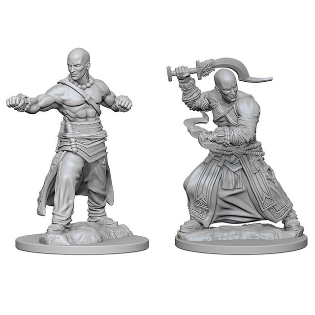 Pathfinder Battles Deep Cuts Unpainted Miniatures: Human Male Monk | I Want That Stuff Brandon