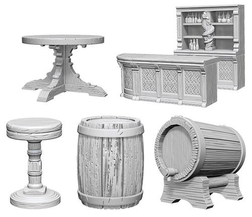 Pathfinder Battles Deep Cuts Unpainted Miniatures: Rusty Dragon Bar | I Want That Stuff Brandon