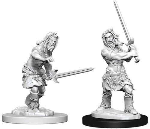 Wiz Kids Deep Cuts Primed Human Barbarian Miniature | I Want That Stuff Brandon