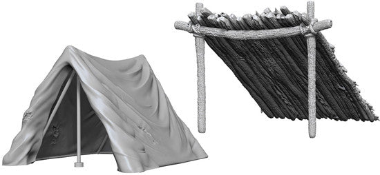 Wiz Kids Deep Cuts Primed Tent & Lean-To Miniature | I Want That Stuff Brandon