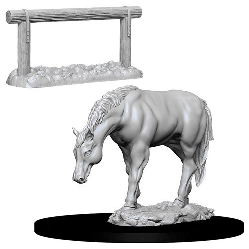 Wiz Kids Deep Cuts Primed Horse & Hitch Miniature | I Want That Stuff Brandon