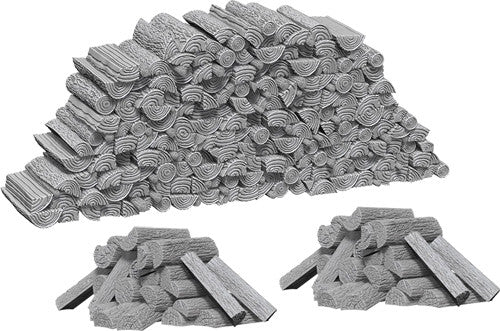 Wiz Kids Deep Cuts Primed Piles of Wood Miniature | I Want That Stuff Brandon